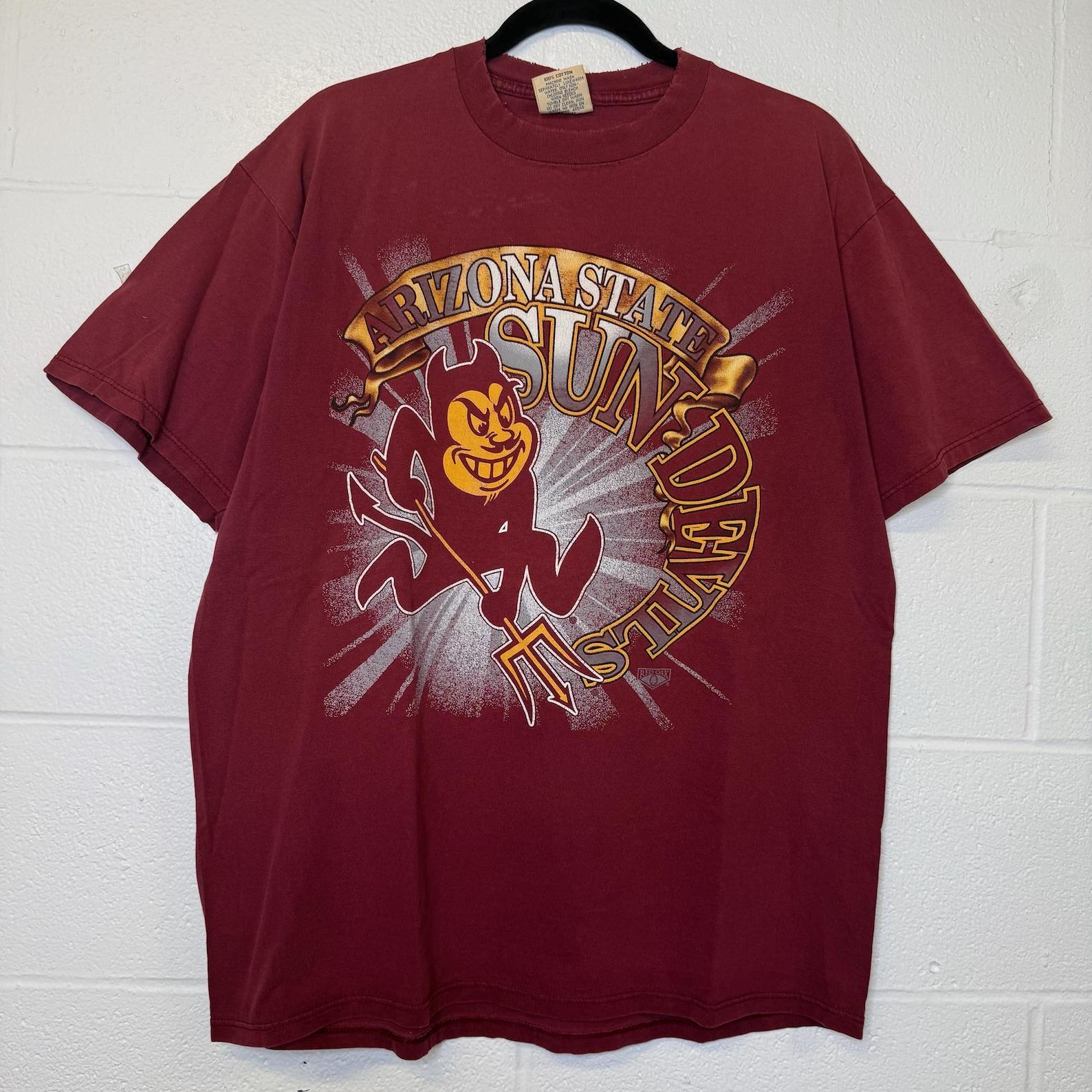 90s Arizona State Sun Devils T shirt Sz XL (B2884) M