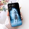 Casing For Tecno Pova 7 4G 5G LJ6 LJ7 Phone Case Pova 7 Pro Pova7 Ultra Cases Cute Cartoon Animals Dragon Lion Soft Black Cover