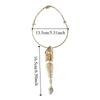 Zinc Zinc Alloy Fashion Exaggerated Necklace Rhinestone Fish Bone Neck Chain  For Women