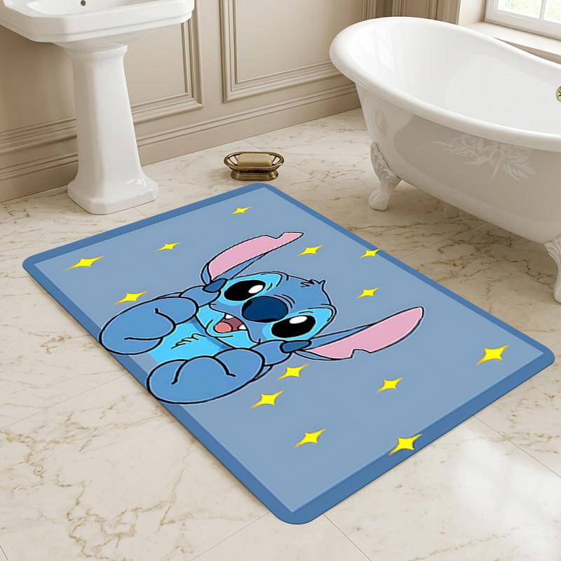 Stitch Night Living Room Nonslip Area Rug Soft Carpet For Bedroom Game Playroom Sofa Office Home Decor Doormat Christmas Gift C929608