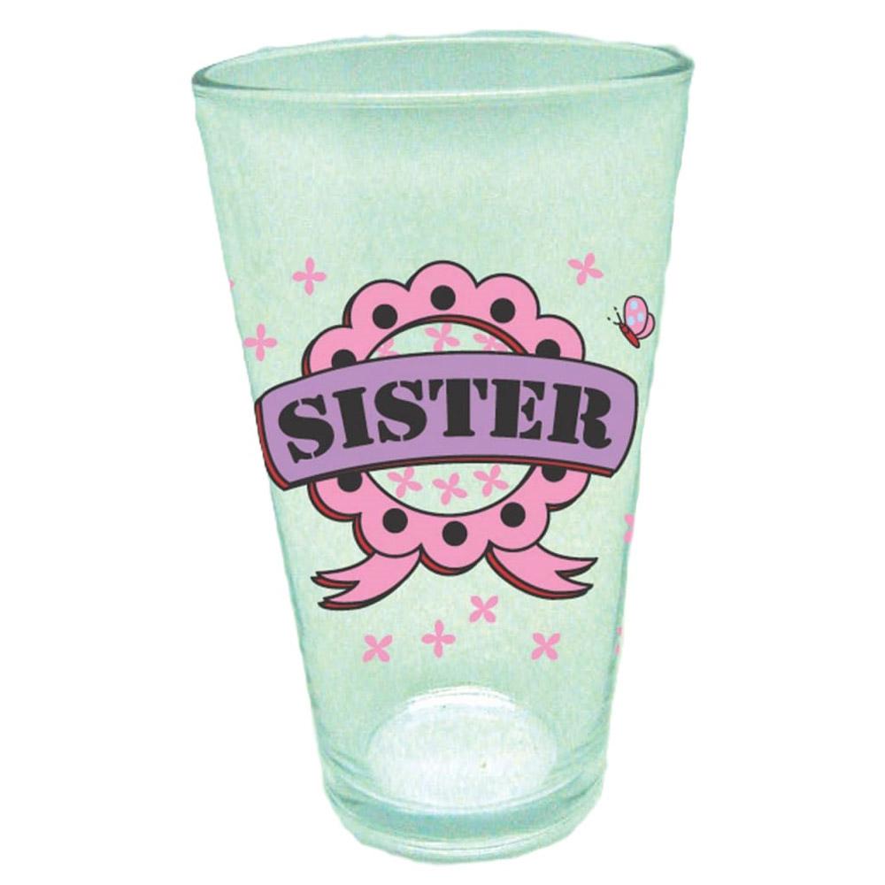 Coyote Worlds Best Long Drinking Glass (Sister)