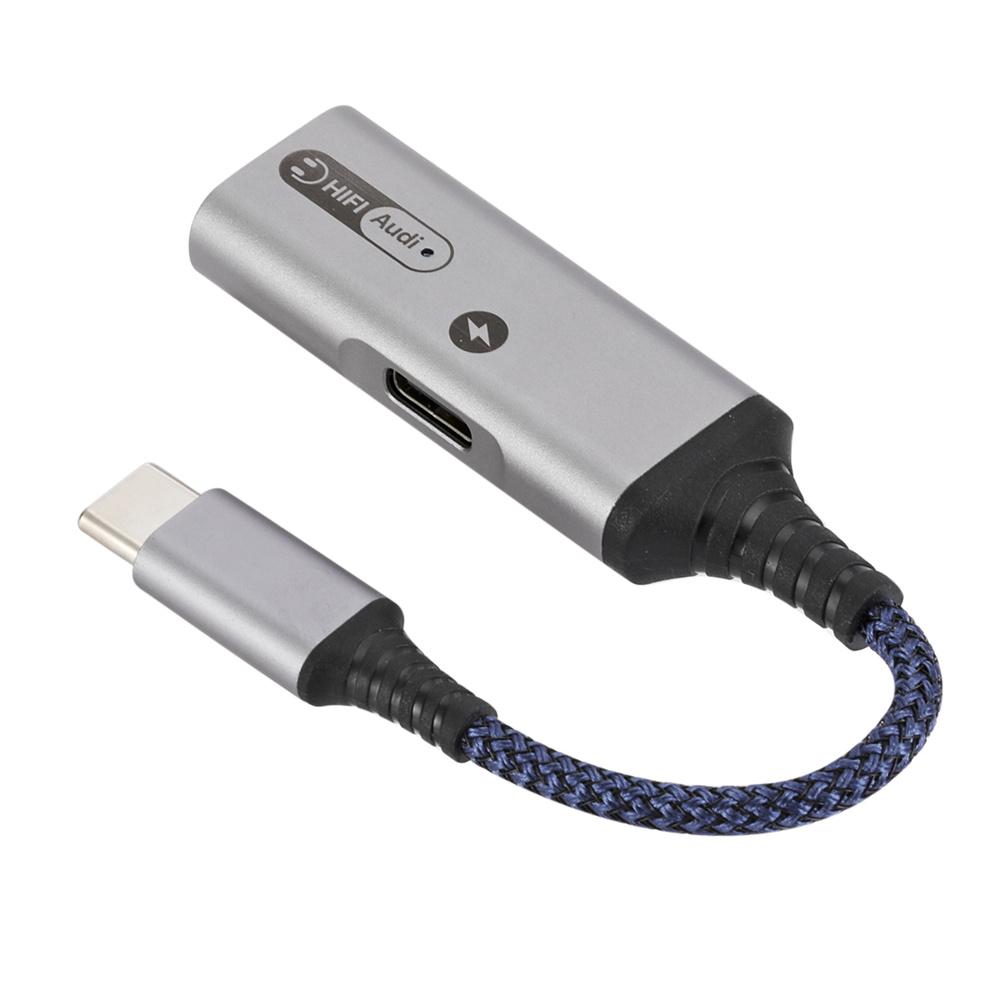 

2-in-1 Adapter USB Type C to AUX 3.5mm Headphone And Charger For Samsung Huawei