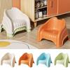 Simple Creative Small Board Stool Comfortable Small Stool with Backrest  Living Room