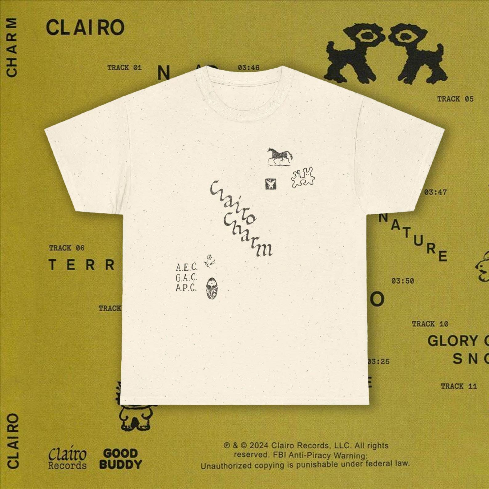Clairo charm Cotton Tee 2XL