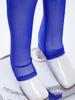 Girls Gymnastics Jumpsuit Shiny Rhinestones Sleeveless Keyhole Back Full Length Skirted Bodysuit