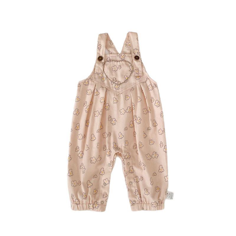 Autumn Jumpsuits for Infants and Toddlers, Cute Printed Overalls for Boys and Girls, Fashionable One-Piece Rompers for Newborns
