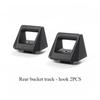 For Tesla Cybertruck 2025 Rear Bucket L-shaped Multifunctional  Energy Track Hook Pair Car Track Equipment Accessories 2PCS New