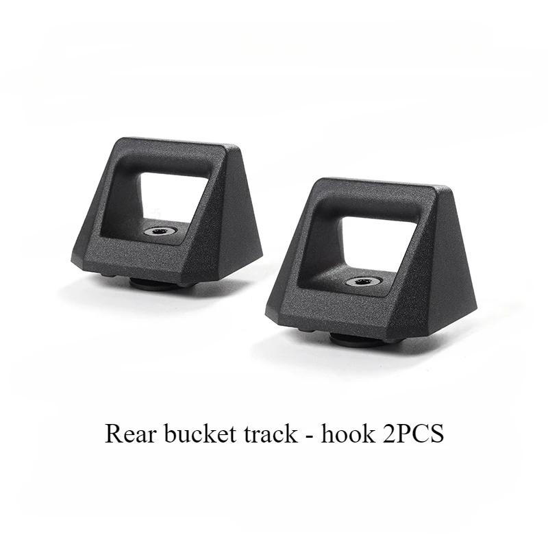 For Tesla Cybertruck 2025 Rear Bucket L-shaped Multifunctional  Energy Track Hook Pair Car Track Equipment Accessories 2PCS New