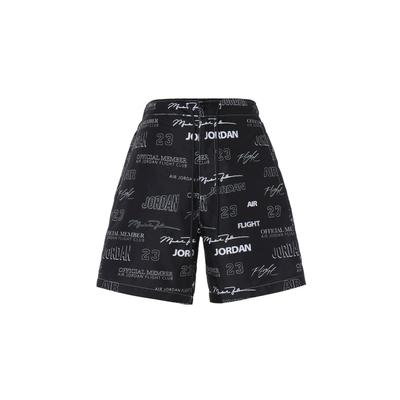 Casual Letter Print Mid-Waist Straight-Leg Shorts With Drawstring Men Bottoms Gray DX9727-045