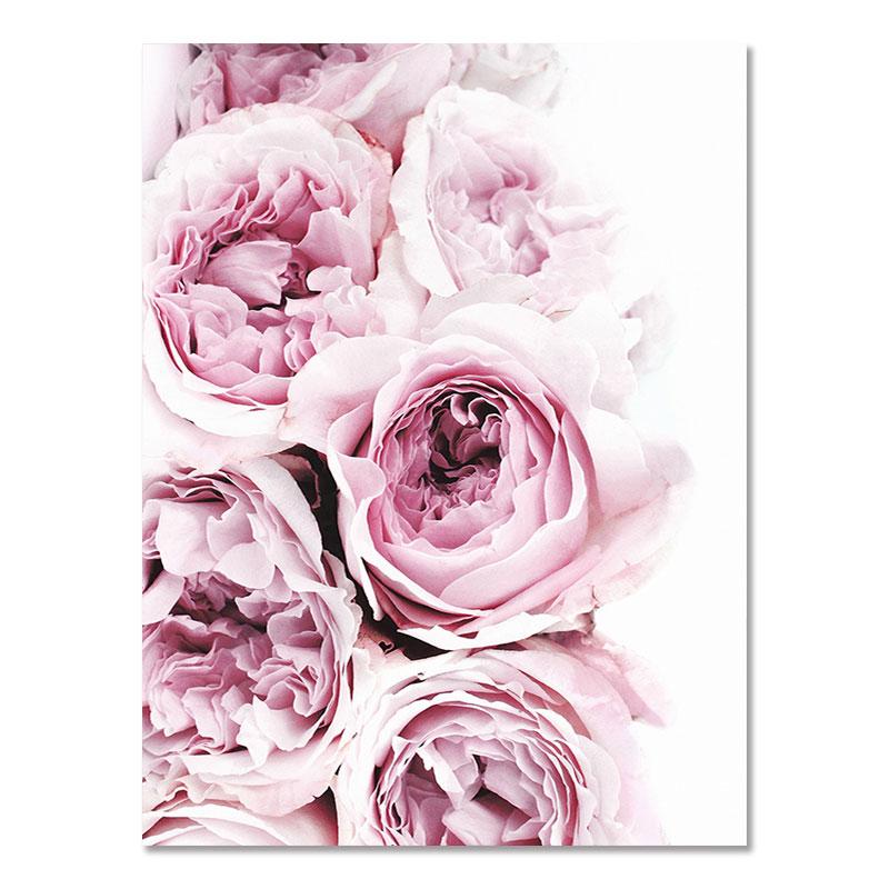 Flower Sheets for Paintings On The Wall Canvas Painting Decorative Pictures for Living Room with Frame Modern Decoration Table