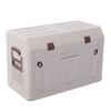 Outdoor Storage Box 2 Tier Large Capacity Foldable Stackable Water Proof Dust Proof Camping Storage Bin for Picnic