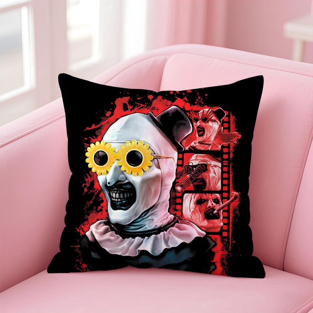 Terrifier Film coole Kissenhülle Bequeme Wendekissenhülle Ideal für Auto Sofa Schlafzimmer & Mehr