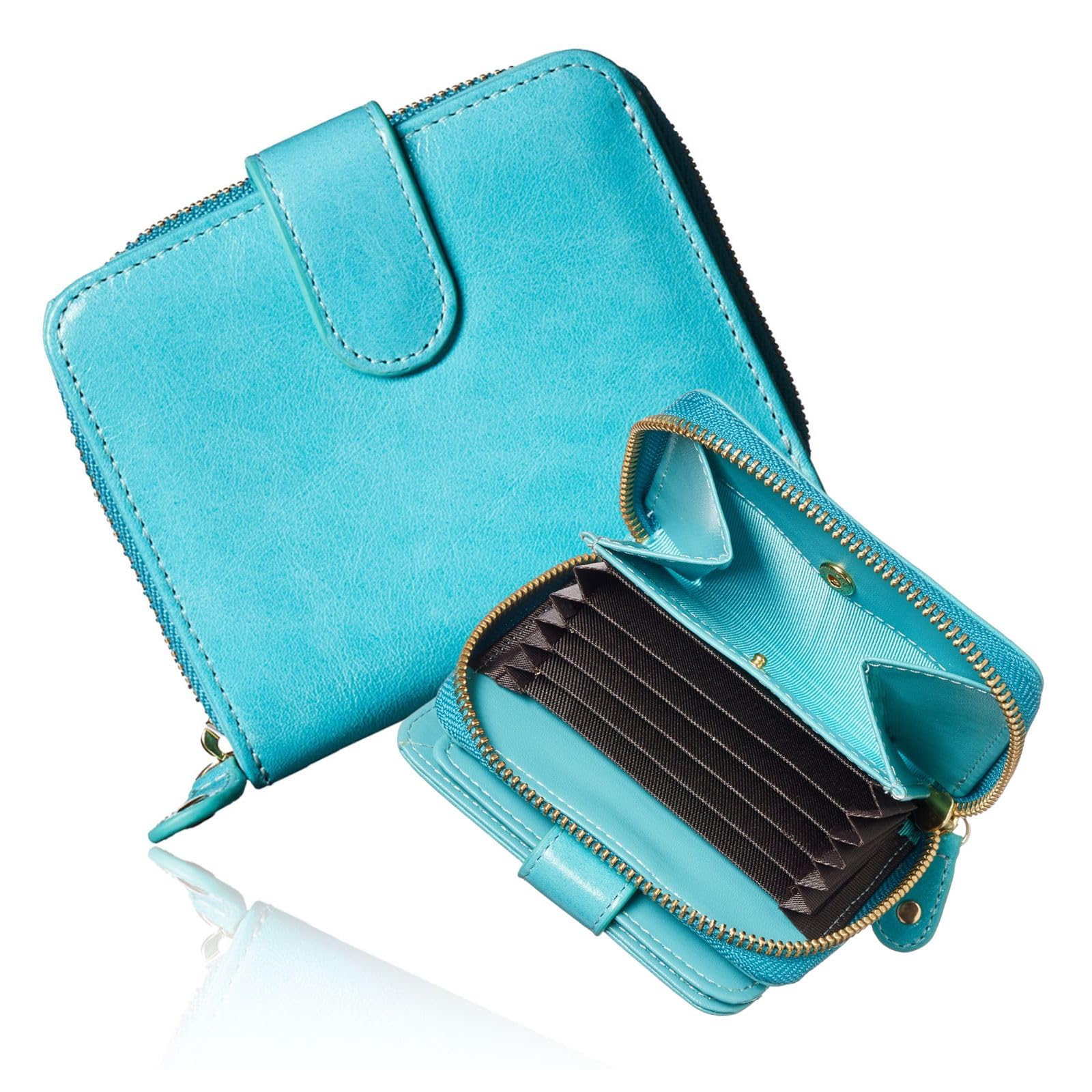 

[VOICE] Pitti Women s Bifold Wallet: Made with Italian MASINI Cowhide Leather. Looks like a mini wallet, but has the storage capacity of a long