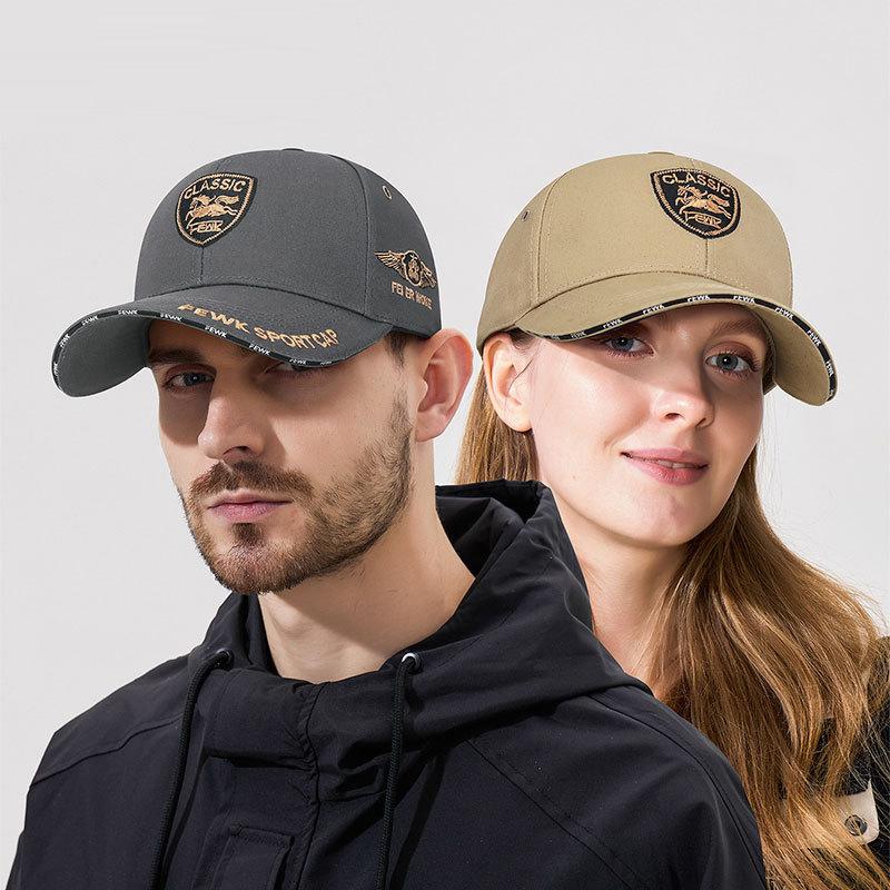 Spring Hard Top Shaped Baseball Cap Embroidered Shield Sunshade Sunscreen Cap