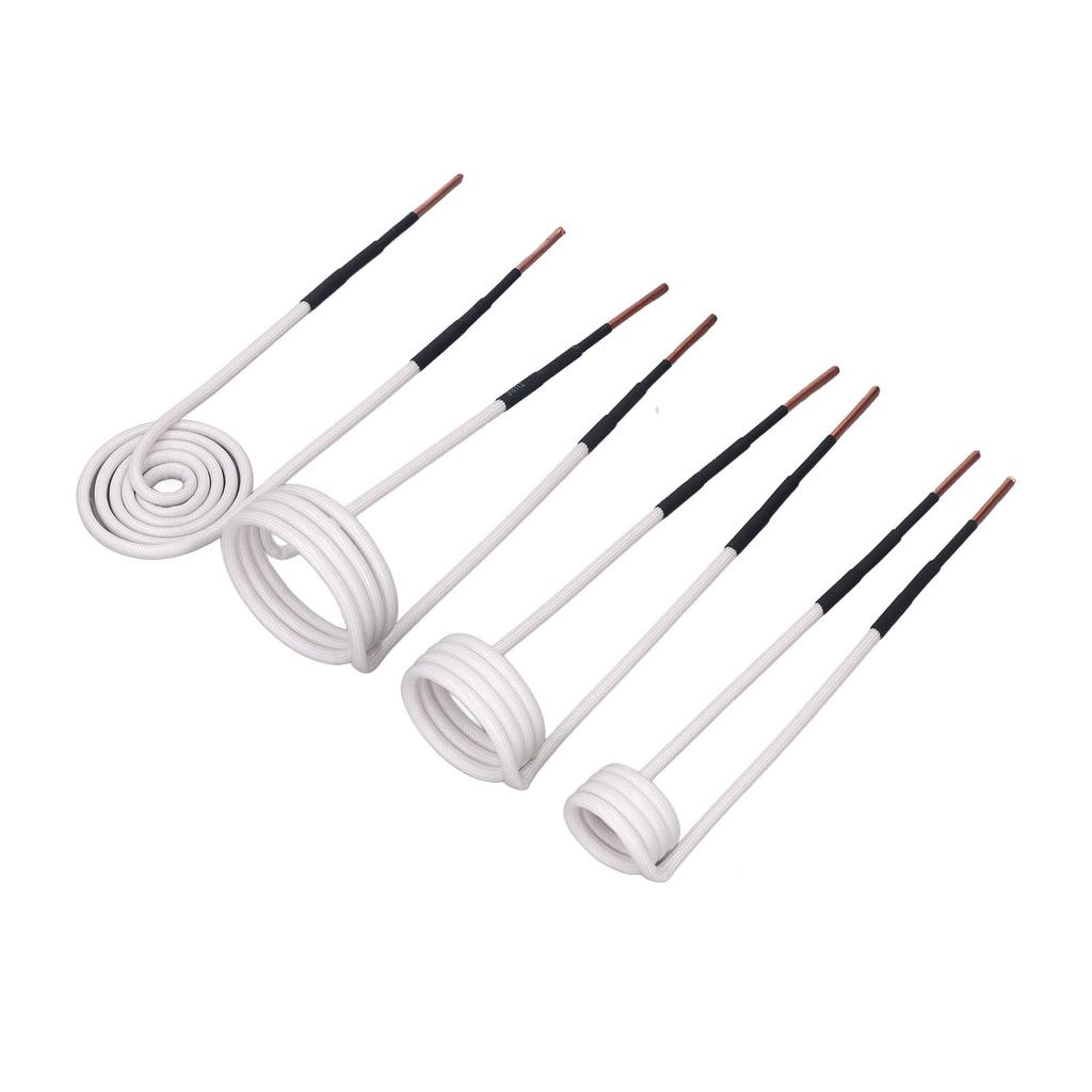 4 Stück Induktionsheizspulen-Kit Hochfrequenz HVAC Heizungszubehör 2,5 mm Messingkern 20 30 40 mm