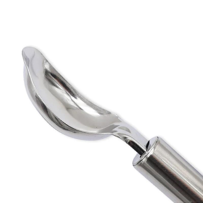 Stainless Steel Dual-purpose Ice Cream Scoop Ice Cream Scooper Multifunctional Fruit Scoop Kitchen Supplies