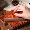 70 Pcs Wooden Handle Wooden Rubber Stamp Set Standard Size Crafting Alphabet Letter Stamp Precise Durable Standard Seal Stamp