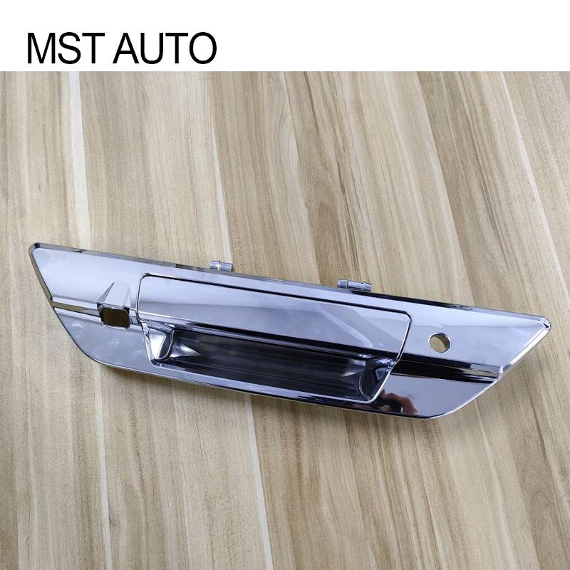 Tailgate Door Handle With Camera Key Holes Black Or Chrome 69090-0K110 For Toyota Hilux Revo 2015-2021 690900K120