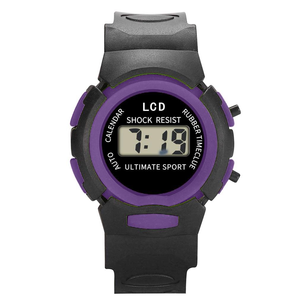 Waterproof Children Boys Digital LED Sports Watch Kids Alarm Date Watch Gift Children Casual Watches Bracelet