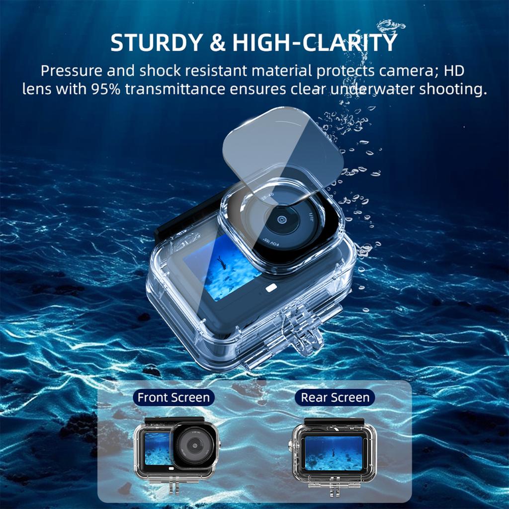 Dive Case for DJI OSMO Action 6 Underwater Diving Housing Protective Case Diving Shell for DJI OSMO Action 6 Camera Accessories