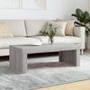 Coffee Table Gray Sonoma 102 X 50 X 36 Cm Engineered Wood