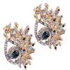 2Pcs Brooch Blue Eye Premium Alloy Exquisite Stylish Elegant Highly Durable Blue Eye Brooch for