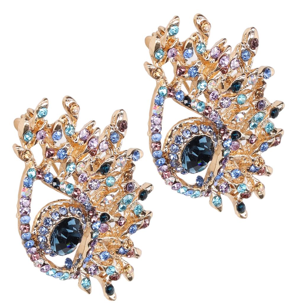 2Pcs Brooch Blue Eye Premium Alloy Exquisite Stylish Elegant Highly Durable Blue Eye Brooch for