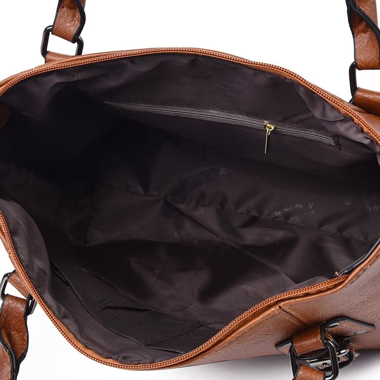 Borsa a tote di grande capacità da donna, borsa a mano/a tracolla