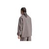 Adidas The 2024 Collection Chapter 02 Letter Logo Polo Collar Concealed Button Jacket Unisex Jackets Charcoal-Grey IW1635