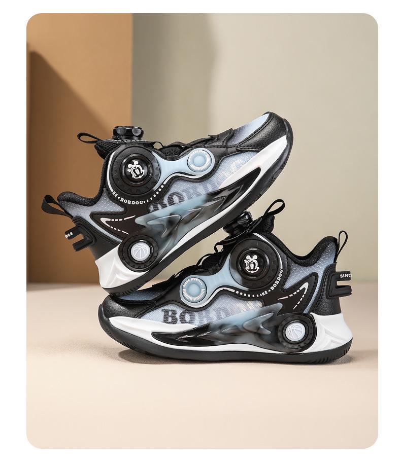 Bobodou Boys' Non-slip Breathable Basketball Running Shoes - Autumn 2025 Trend