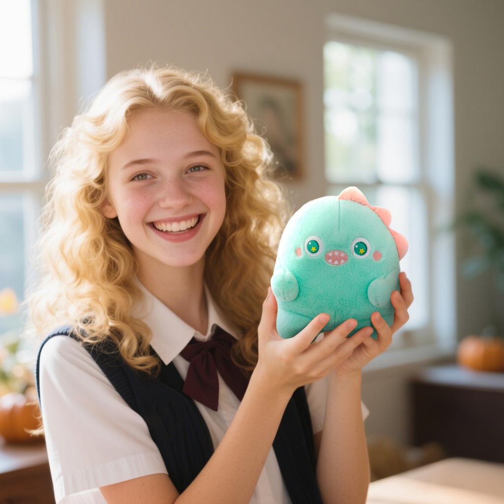 Storøye Mykt Plysjdyr Leke Dukke Storøye Plysjleke Dukke Søt Bursdagsgave Til Barn, Jenter Og Gutter