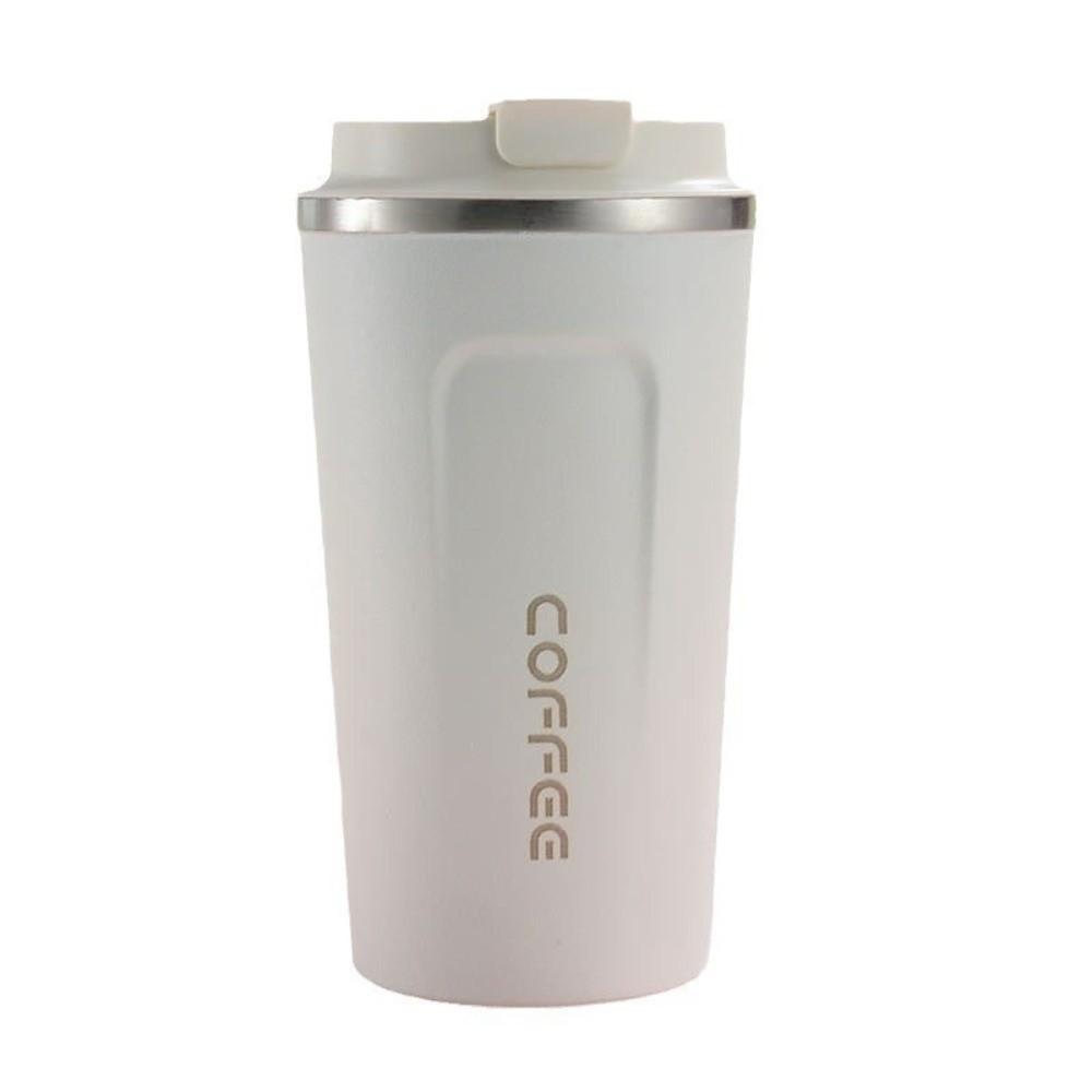 

Stainless Steel Thermo Cafe Mug Leak Proof Smart Display Temperature Car Thermos Mug 510ml Vacuum Thermal Mug Cup Commuting 510ml білий