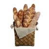 Soft PU Faux Bread Realistic Interesting Imitation French Bread Non-Toxic Decorative Artificial Lye Bread Window Display