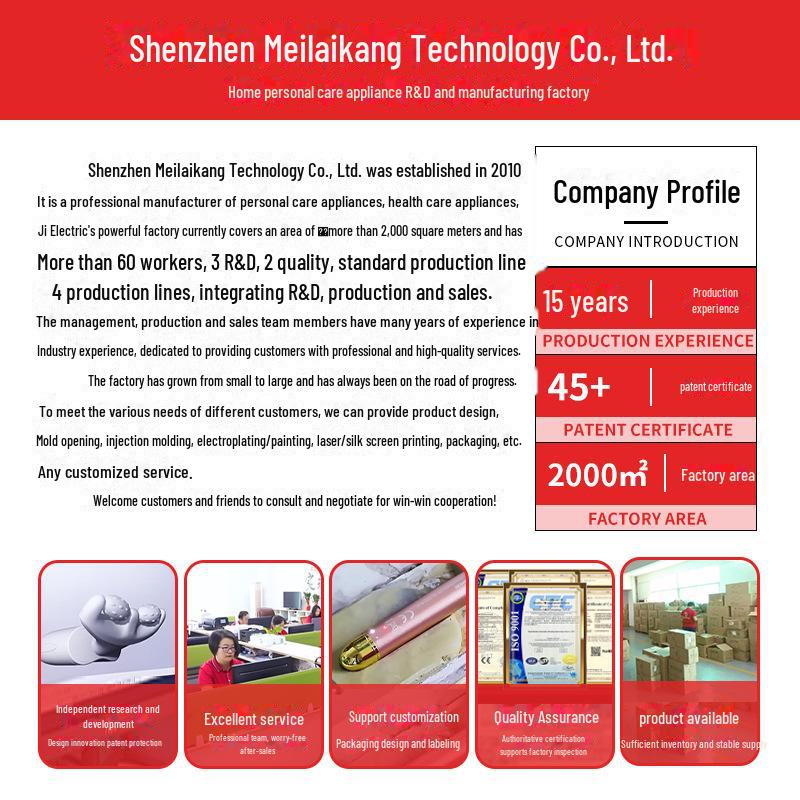 Electric Heated Silicone Face Cleansing & Makeup Removal Brush with EMS and Light Therapy