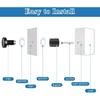 24 Pcs Sign Standoff Screws, 3/4 X 1 Inch Black Wall Mount Glass Standoff Stainless Steel Advertising Nail for Hanging Acrylic Picture Frame,