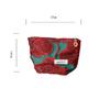New Retro Chinese Red Makeup Bag Portable Large Capacity Sanitary Napkin Storage Bag Jewelry Handbag Storage Bag Coin Key Bag