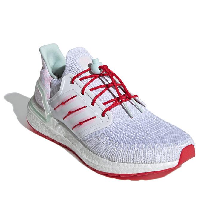 New Adidas UltraBoost 20 'White Scarlet' H01421
