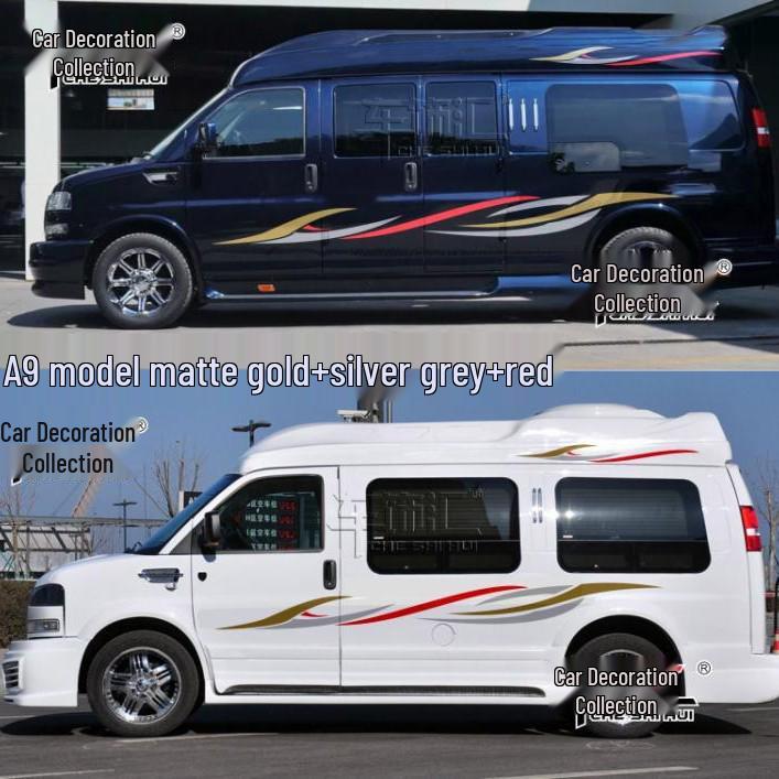 GMC Savana Business Star Decorative Car Stripes Decals