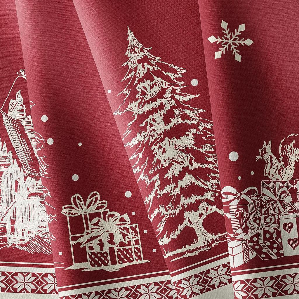 Weihnachtsbaum Elch Weihnachtsmann Schneeflocke Rechteck Wasserdichte Tischdecke Hochzeitsdekoration Wiederverwendbare Tischdecke für Tisch Weihnachtsbedarf