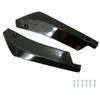 Universal Retrofit Car Rear Bumper Carbon Fiber Lip Diffuser Splitter Spoiler Scratch Protector Rear Corner Rear Llip Spoiler