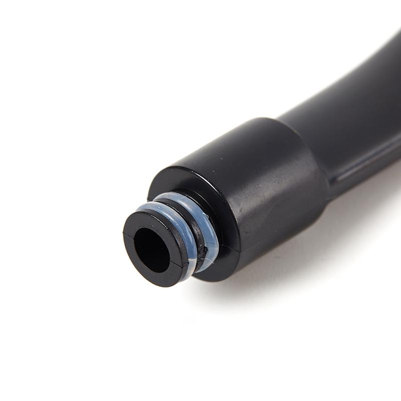 810 510 Plastic / Long / Bent Flat Mouth Combination Pom Straw Joint Adapter