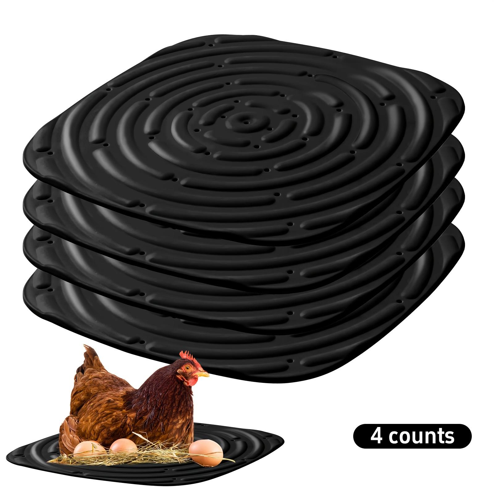 

4 шт. подстилка для курятника, моющаяся подстилка для курятника, мягкая губка, подстилка для ящика для курятника, аксессуары для ящика для курятника чёрный