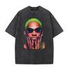 2026 Dennis Rodman Vintage Washed T Shirt Pánske Dámske Cool Hip Hop Gothic Nadrozmerné tričká O-Neck Vysoko kvalitné módne tričko Streetwear