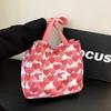 Large-capacity bag women's 2025 spring and summer new cute versatile shoulder bag love portable commuter tote bag