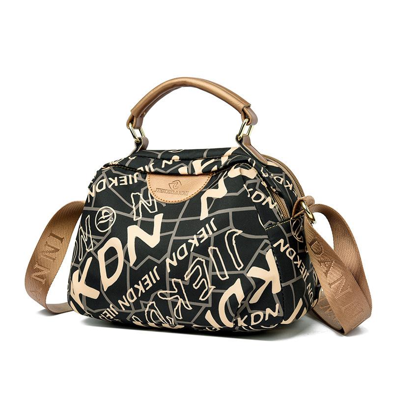 

New waterproof handbag women s canvas messenger to work small bag nylon Oxford cloth women s bag mother-in-law темно-синий