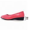 Large Size New Pointed Toe Heel Single Shoes Women's Fashion Stone Pattern One Pedal Mother Work Shoes
