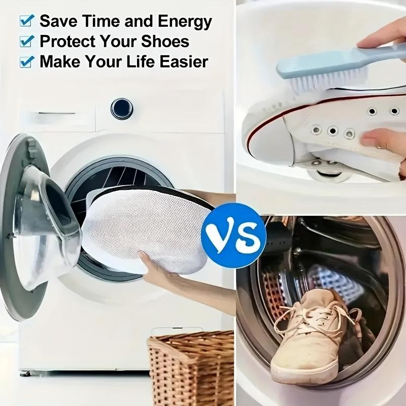 Mesh Durable Polyester Shoe Wash Bag - 1pc Laundry Protector for Sports Shoes & Fine Clothing