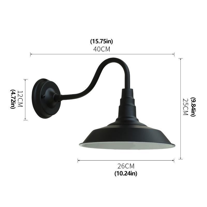 Retro Vintage Wall Mounted Lamp Loft Industrial Rust American Style Outdoor Indoor Light Luminaire Corridor Aisel Bar Waterproof