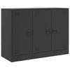 Sideboard Black 99 X 39 X 73 Cm Steel