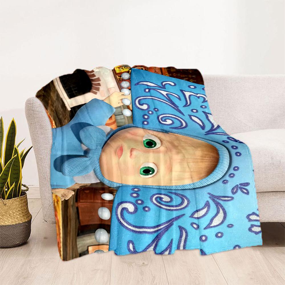 Masha Bear Blanket Durable Comfort Great for Office Chair Livingroom Bed for All Occasions Stylish Decor Gift for Travel Home Birthdays